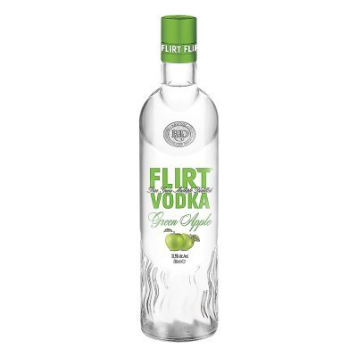 Flirt Vodka Flavor 0,7l (Green Apple) von Peshtera