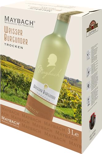 Maybach Pinot Blanc Weißer Burgunder trocken Bag-in-Box (1x3l) von Maybach