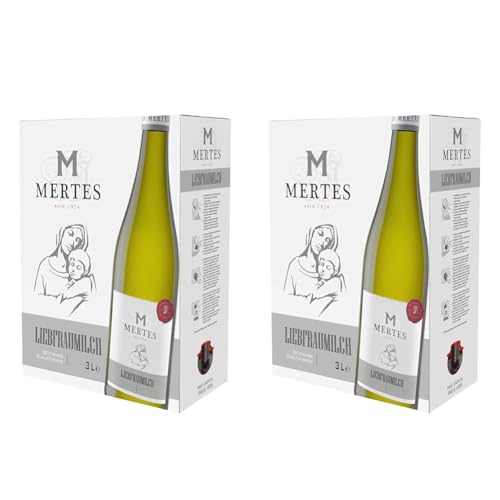 Peter Mertes Liebfraumilch Qualitätswein lieblich Bag-in-box (1 x 3 l) | 2er Pack von Peter Mertes