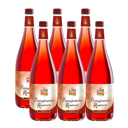 Peter Mertes Portugiesischer Rose (6 x 1 l) & Liebfraumilch Qualitätswein lieblich Bag-in-box (1 x 3 l) | 1er Pack von Peter Mertes