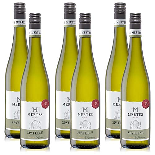 Peter Mertes Spätlese QmP, süß, sortenreines Weinpaket (6x0,75l) von Peter Mertes