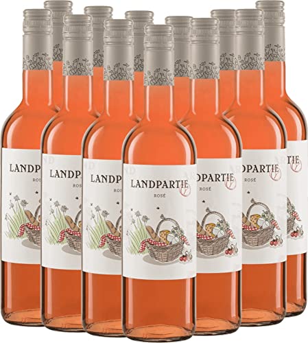 Landpartie Rosé Peter Riegel Weinimport Roséwein 12 x 0,75l VINELLO - 12 x Weinpaket inkl. kostenlosem VINELLO.weinausgießer Landpartie Rosé Peter Riegel Weinimport Roséwein 12 x 0,75l VINELLO - 12 x Weinpaket inkl. kostenlosem VINELLO.weinausgießer von Peter Riegel Weinimport