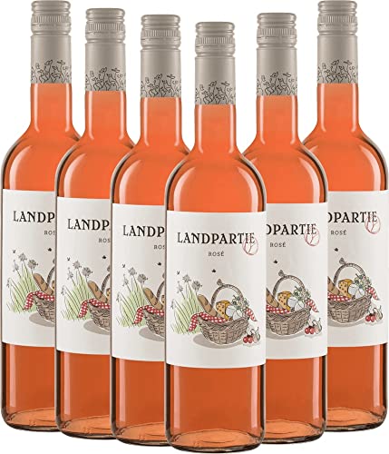 Landpartie Rosé Peter Riegel Weinimport Roséwein 6 x 0,75l VINELLO - 6 x Weinpaket inkl. kostenlosem VINELLO.weinausgießer Landpartie Rosé Peter Riegel Weinimport Roséwein 6 x 0,75l VINELLO - 6 x Weinpaket inkl. kostenlosem VINELLO.weinausgießer von Peter Riegel Weinimport