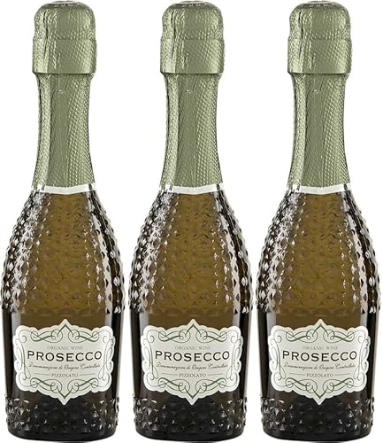 PETER RIEGEL BIOWEIN Pizzolato - Spumante Prosecco DOC, Mini, 11% Vol, 200ml (3er Pack) von Pizzolato