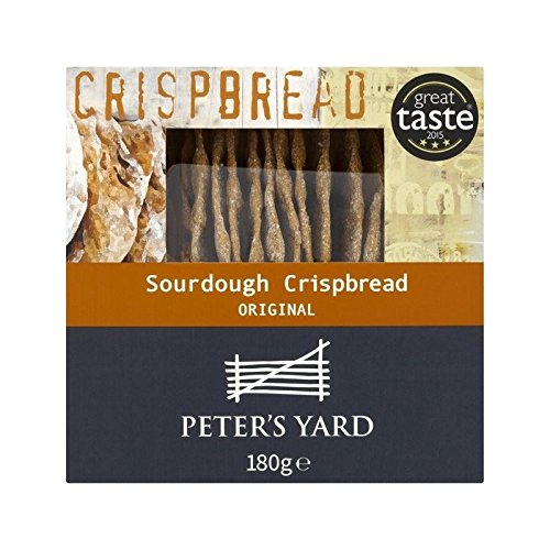 Peter Der Werft Sauerteig Knäckebrot Original 180G - (Packung mit 2) von Peter's Yard