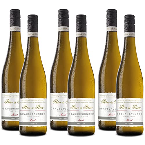 Peter & Peter Grauburgunder Pinot Grigio Trocken (6 x 0.75 l) von Liakai