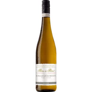 Peter & Peter Grauburgunder Pinot Grigio Weißwein trocken, 6er Pack (6 x 0.75 l) von Peter und Peter