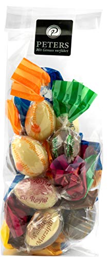 Peters Mit Genuss verführt | Gemischte Oster-Pralineneier mit und ohne Alkohol | 12 Stück | Ostern | Ostereier | Schokolade | Ostergeschenk | Geschenk | Schokoeier | 230g von Peters Mit Genuss verführt