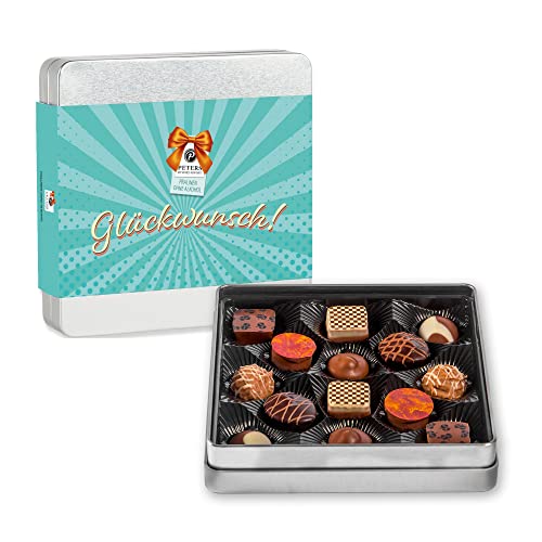 Peters Mit Genuss verführt | Glückwunsch | Alkoholfreie Pralinen-Mischung | Ohne Alkohol | Pralinés | Trüffel | Geschenk | Geschenkidee | Geburtstag | Jubiläum | Prüfung | 170g Peters Mit Genuss verführt | Glückwunsch | Alkoholfreie Pralinen-Mischung | Ohne Alkohol | Pralinés | Trüffel | Geschenk | Geschenkidee | Geburtstag | Jubiläum | Prüfung | 170g von Peters Mit Genuss verführt