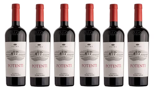 6x 0,75l - Petra - Potenti - Rosso - Toscana I.G.P. - Italien - Rotwein trocken 6x 0,75l - Petra - Potenti - Rosso - Toscana I.G.P. - Italien - Rotwein trocken von Petra Wine