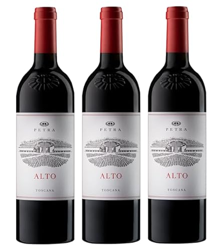3x 0,75l - 2021er - Petra - Alto - Toscana I.G.P. - Italien - Rotwein trocken 3x 0,75l - 2021er - Petra - Alto - Toscana I.G.P. - Italien - Rotwein trocken von Petra