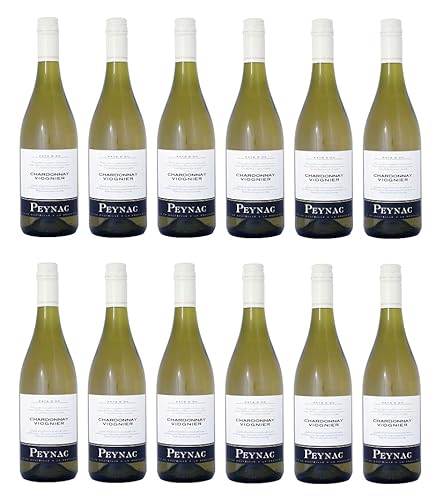 12x 0,75l - Peynac - Blanc - Chardonnay & Viognier - Pays d'Oc I.G.P. - Languedoc - Frankreich - Weißwein trocken 12x 0,75l - Peynac - Blanc - Chardonnay & Viognier - Pays d'Oc I.G.P. - Languedoc - Frankreich - Weißwein trocken von Peynac