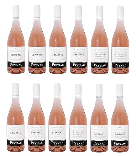 12x 0,75l - Peynac - Rosé - Cabernet Sauvignon & Grenache - Pays d'Oc I.G.P. - Languedoc - Frankreich - Rosé-Wein trocken von Peynac