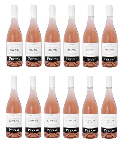 12x 0,75l - Peynac - Rosé - Cabernet Sauvignon & Grenache - Pays d'Oc I.G.P. - Languedoc - Frankreich - Rosé-Wein trocken 12x 0,75l - Peynac - Rosé - Cabernet Sauvignon & Grenache - Pays d'Oc I.G.P. - Languedoc - Frankreich - Rosé-Wein trocken von Peynac