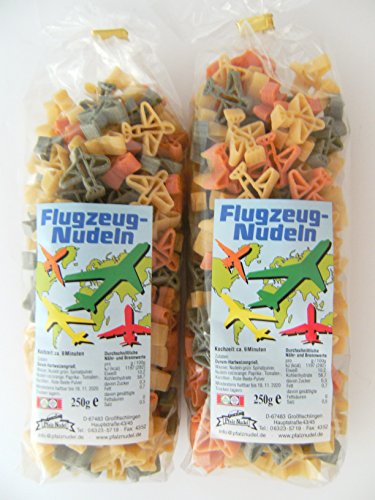 Pfalznudel Streuteile Flugzeuge aus Nudelteig, 2X 250 g, Nudeln, Pasta, Dekoration, Delikatesse von Pfalznudel