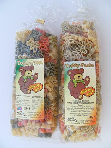 Pfalznudel Streuteile Teddybären aus Nudelteig, 2X 250 g, Nudeln, Pasta, Dekoration, Delikatesse von Pfalznudel