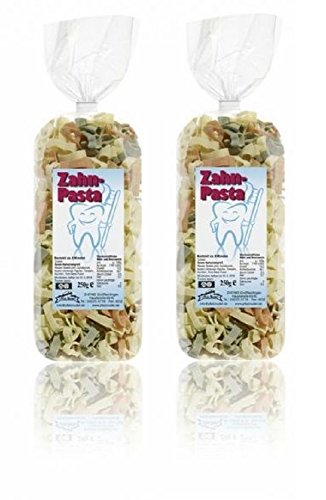 Pfalznudel Streuteile Zähne aus Nudelteig, 2X 250 g, Nudeln, ZahnPasta, Pasta, Dekoration, Delikatesse von Pfalznudel