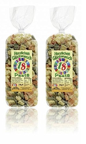 Pfalznudel Streuteile Zahl 18 aus Nudelteig, 2X 250 g, Nudeln, Pasta, Dekoration, Delikatesse Pfalznudel Streuteile Zahl 18 aus Nudelteig, 2X 250 g, Nudeln, Pasta, Dekoration, Delikatesse von Pfalznudel