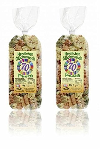 Pfalznudel Streuteile Zahl 70 aus Nudelteig, 2X 250 g, Nudeln, Pasta, Dekoration, Delikatesse, Herzlichen Glückwunsch zum 70. Geburtstag Pfalznudel Streuteile Zahl 70 aus Nudelteig, 2X 250 g, Nudeln, Pasta, Dekoration, Delikatesse, Herzlichen Glückwunsch zum 70. Geburtstag von Pfalznudel
