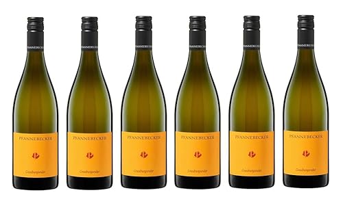 6x 0,75l - 2024er - Pfannebecker - Grauburgunder - Qualitätswein Rheinhessen - Deutschland - Weißwein trocken von Pfannebecker
