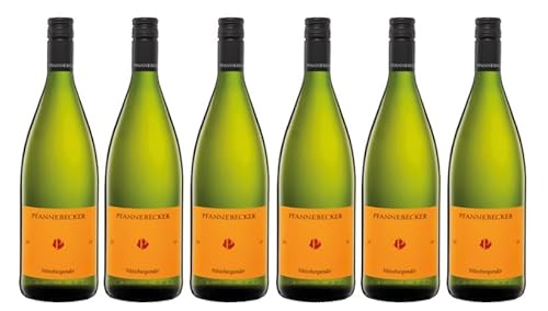6x 1,0l - 2024er - Pfannebecker - Weißburgunder - LITER - Qualitätswein Rheinhessen - Deutschland - Weißwein trocken von Pfannebecker