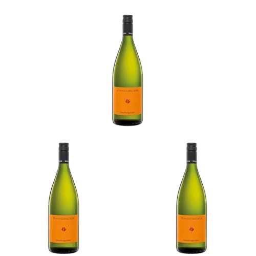 Pfannebecker Grauburgunder Qualitaetswein trocken 1 L Flasche (Packung mit 3) von Pfannebecker