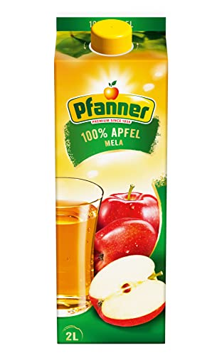 Pfanner Apfelsaft 100%, 6 x 2 l Packung | 2l (6er Pack) von Pfanner