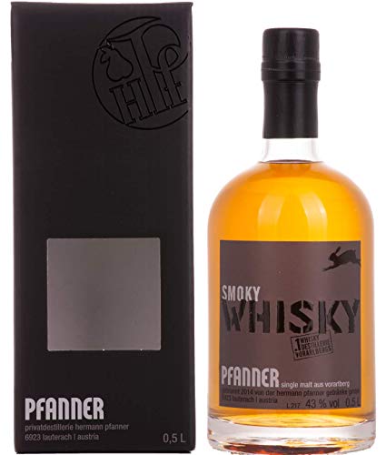 Pfanner Smoky Single Malt Whisky 43% Volume 0,5l in Geschenkbox von Pfanner
