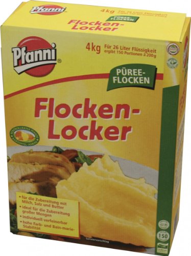 Pfanni Kartoffel-Flocken, Flocken Locker , 4 kg, Groß von Pfanni