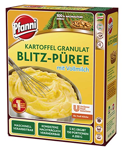 Pfanni Kartoffel-Granulat Blitz-Püree mit Vollmilch, 1er Pack (1 x 5 kg) von Pfanni
