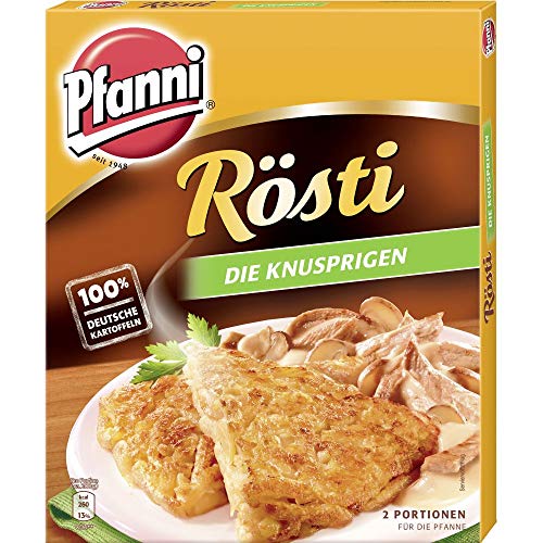 Pfanni Kartoffelfertiggericht Rösti Die Knusprigen aus nachhaltigem Anbau 5x 400 g Pfanni Kartoffelfertiggericht Rösti Die Knusprigen aus nachhaltigem Anbau 5x 400 g von Pfanni