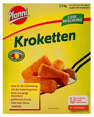 Pfanni Kroketten 2.5 kg, 1er Pack (1 x 2.5 kg) von Pfanni