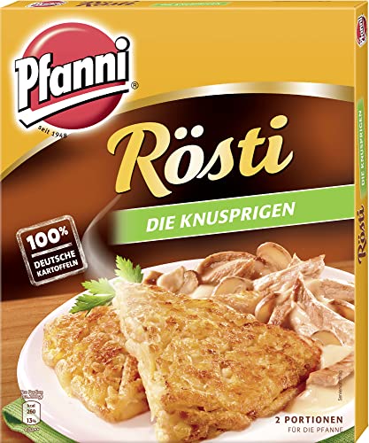 Pfanni Rösti Kartoffelfertiggericht Die Knusprigen aus nachhaltigem Anbau, 1 x 400 g von Pfanni