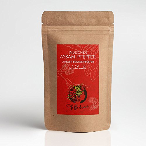 Assam Pfeffer aus Wildwuchs 150g im Aromaschutzbeutel langer Beerenpfeffer Gourmetpfeffer von Pfefferbraut