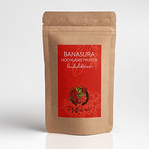 Banasura Hochland Pfeffer - 70g Spätlese Gourmetpfeffer - große, aromatische Pfefferbeeren von Pfefferbraut