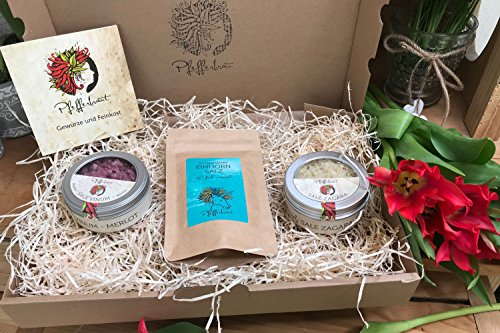 Geschenkset Pfefferbraut Manufaktursalze Einhornsalz, Sale Vinum, Sale Zagara Gourmetsalz Salz exclusive von Pfefferbraut