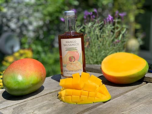 Mango Balsamico - 5% Säure - 350ml - exotisch fruchtige Essig-Spezialität (Mango-Balsamico) von Pfefferbraut
