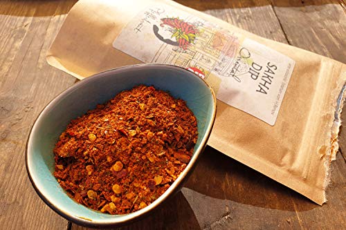 Sakha Dip, Variante:Aromatüte standard 80 g Orientalischer Dip mit Bird´s Eye Chili Sakha Dip, Variante:Aromatüte standard 80 g Orientalischer Dip mit Bird´s Eye Chili von Pfefferbraut