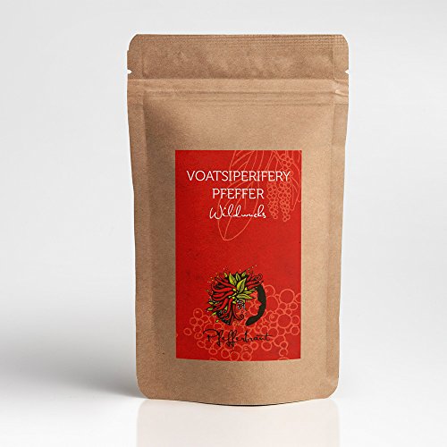 Voatsiperifery Pfeffer Wildwuchs Urwaldpfeffer - 60 g wilder Pfeffer aus Madagaskar scharfer Gourmetpfeffer von Pfefferbraut