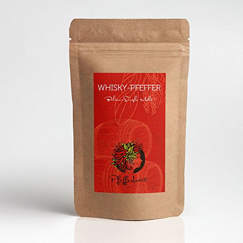 Whisky Pfeffer 90g Belém Pfeffer vermählt mit Single Malt Whisky - Gourmetpfeffer Whisky Pfeffer 90g Belém Pfeffer vermählt mit Single Malt Whisky - Gourmetpfeffer von Pfefferbraut