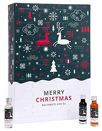 Food & Feinkost Adventskalender Essig & Öl 2023 - Balsamico & Olivenöl Gewürz-Adventskalender - Weihnachtskalender zum Kochen von Pfefferdieb