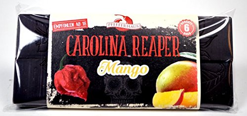 Carolina Reaper Mango Schokolade (50g) von Pfefferhaus