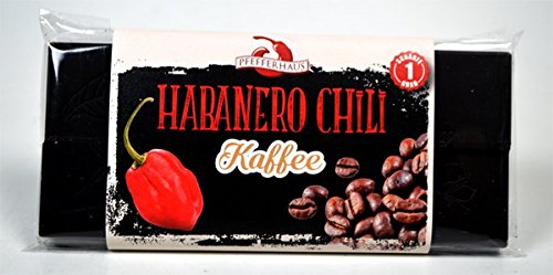 Habanero Chili Kaffee Schokolade (50g) von Pfefferhaus