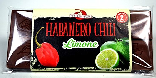 Habanero Limone Schokolade (50g) von Pfefferhaus