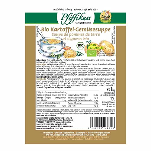 PFIFFIKUS Bio Kartoffel-Gemüsesuppe, 1kg von Pfiffikus