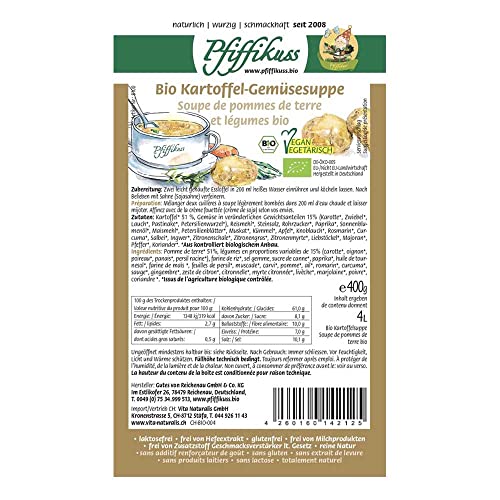 PFIFFIKUS Bio Kartoffel-Gemüsesuppe, 400g von Pfiffikus