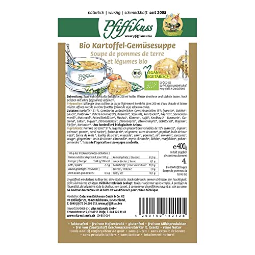 PFIFFIKUS Bio Kartoffel-Gemüsesuppe, 400g PFIFFIKUS Bio Kartoffel-Gemüsesuppe, 400g von Pfiffikus