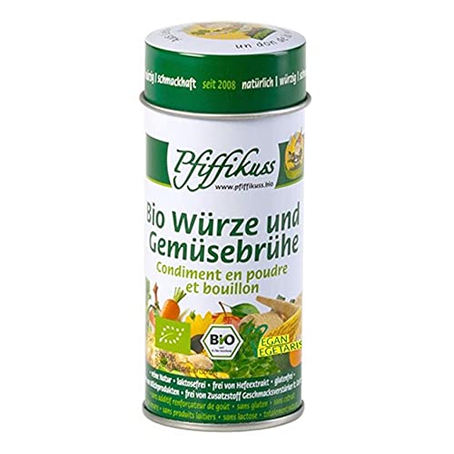 Pfiffikus Bio Würze und Gemüsebrühe, Tischdose, 80g Pfiffikus Bio Würze und Gemüsebrühe, Tischdose, 80g von Pfiffikus