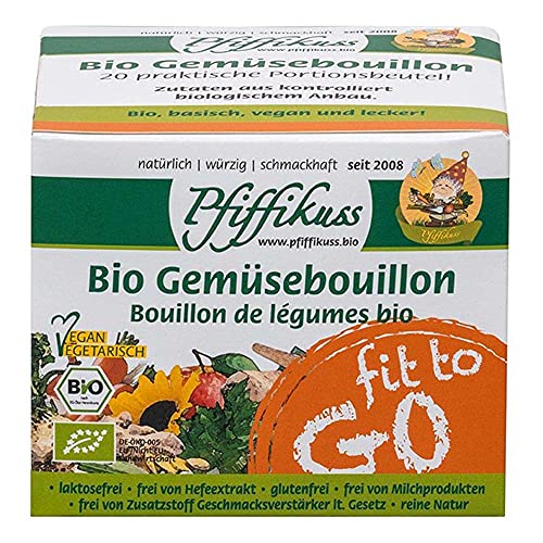 Pfiffikuss Gemüsebouillon Fit to go 20x 7g Briefchen Pfiffikuss Gemüsebouillon Fit to go 20x 7g Briefchen von Pfiffikus