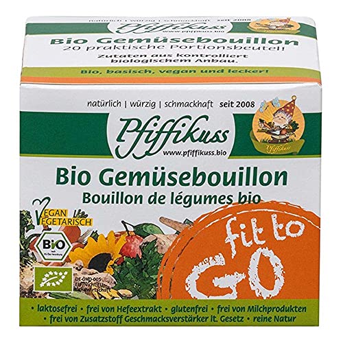 Pfiffikuss Gemüsebouillon Fit to go 20x 7g Briefchen von Pfiffikus